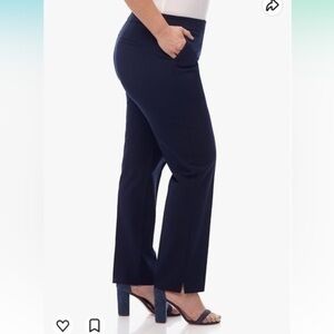 NWT - Rekucci Curvy Woman Plus Size Smart Chic Zip Front Pants